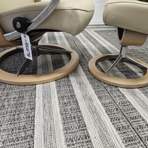 Ikonisk Stressless Jazz Signature lenestol med krakk - Bilde 5