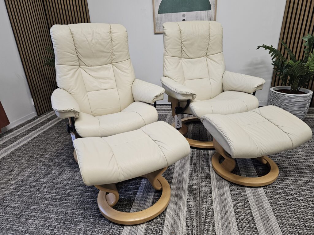 2 stk. Stressless Mayfair lenestol m/krakk