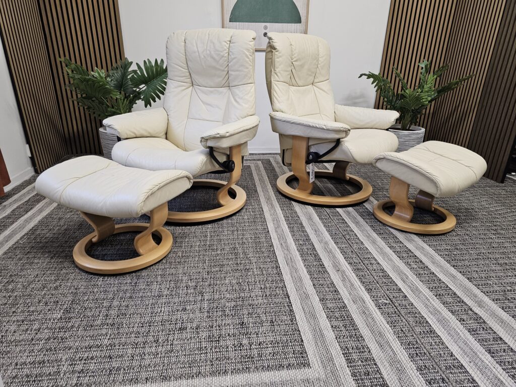 2 stk. Stressless Mayfair lenestol m/krakk