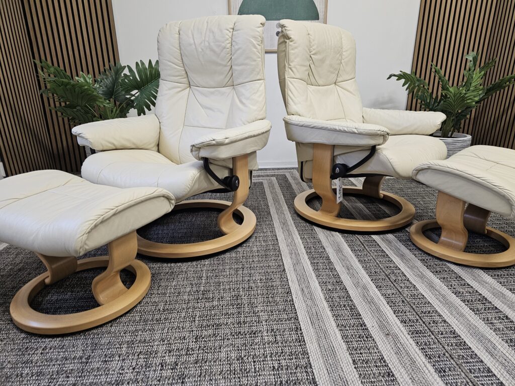 2 stk. Stressless Mayfair lenestol m/krakk