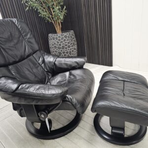 2 stk. Stressless Reno lenestoler med krakk - Bilde 6