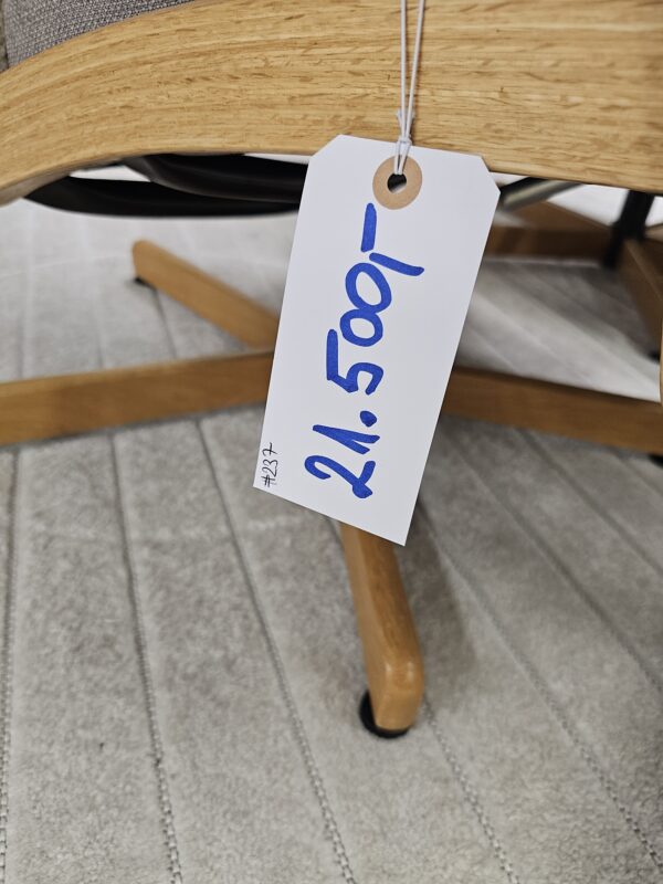 2 stk. Brunstad Swing lenestoler med krakk