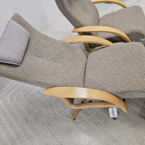 2 stk. Brunstad Swing lenestoler med krakk - Bilde 16