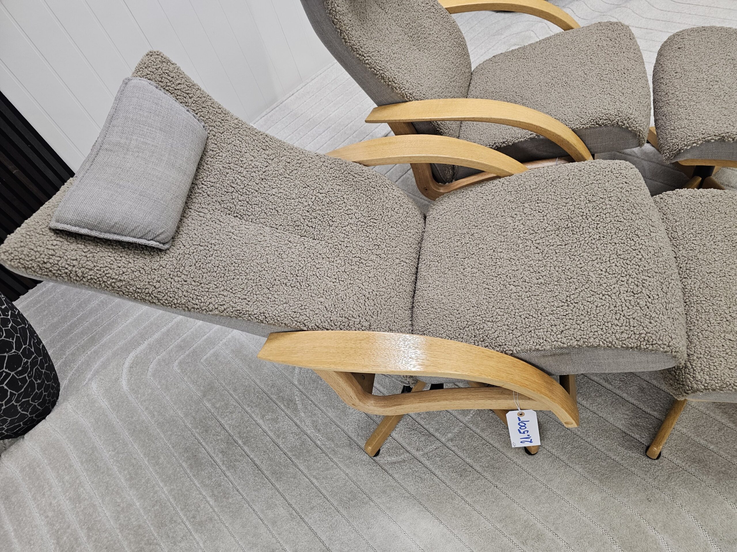 2 stk. Brunstad Swing lenestoler med krakk - Bilde 16