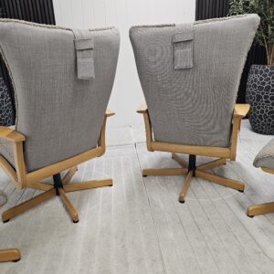 2 stk. Brunstad Swing lenestoler med krakk - Bilde 15