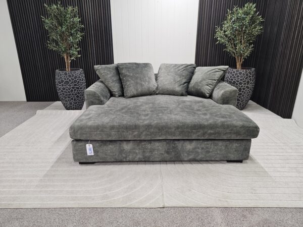 Boston Daybed i velurtekstil Fuji Olivia