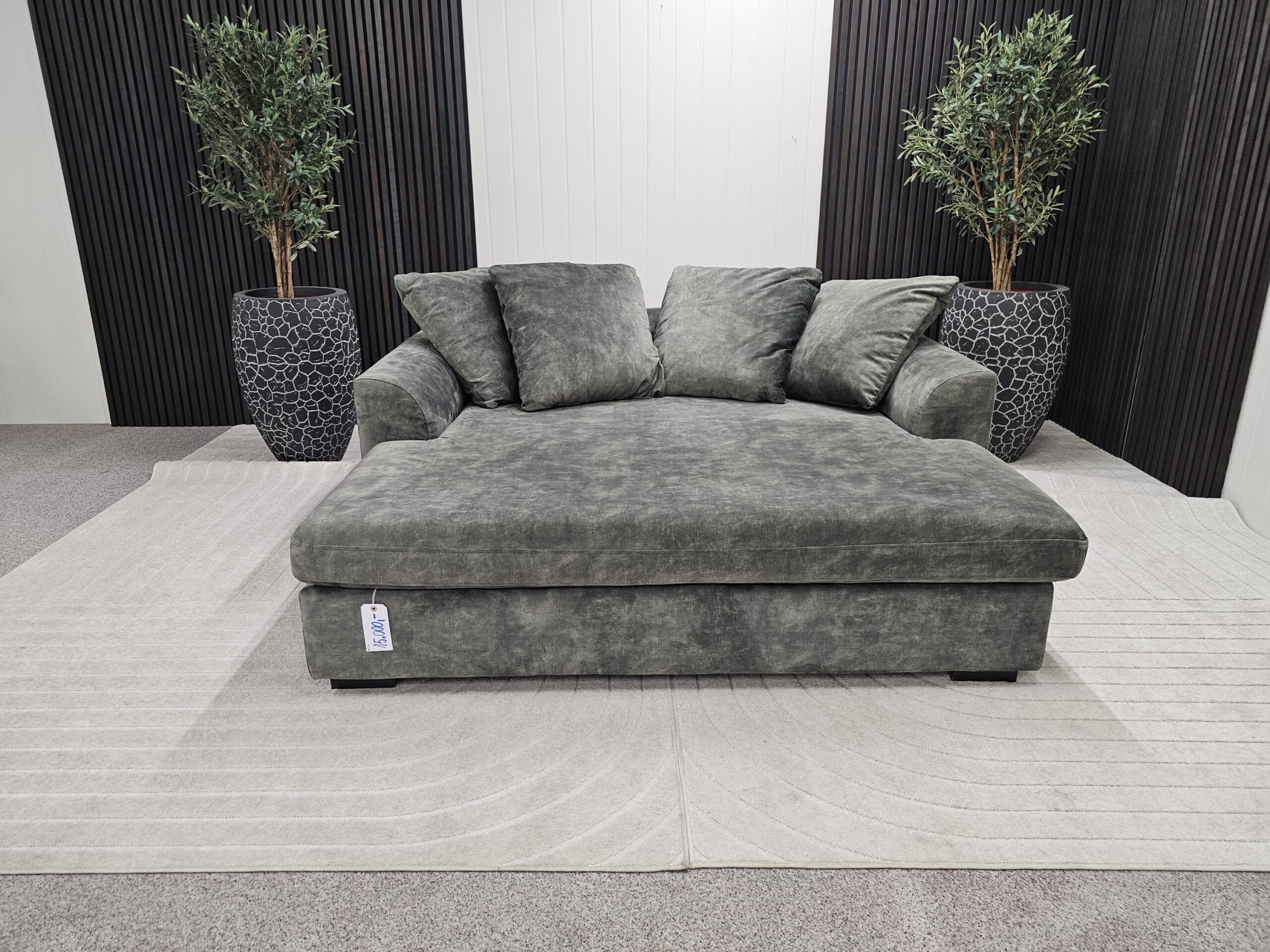 Boston Daybed i velurtekstil Fuji Olivia - Bilde 6