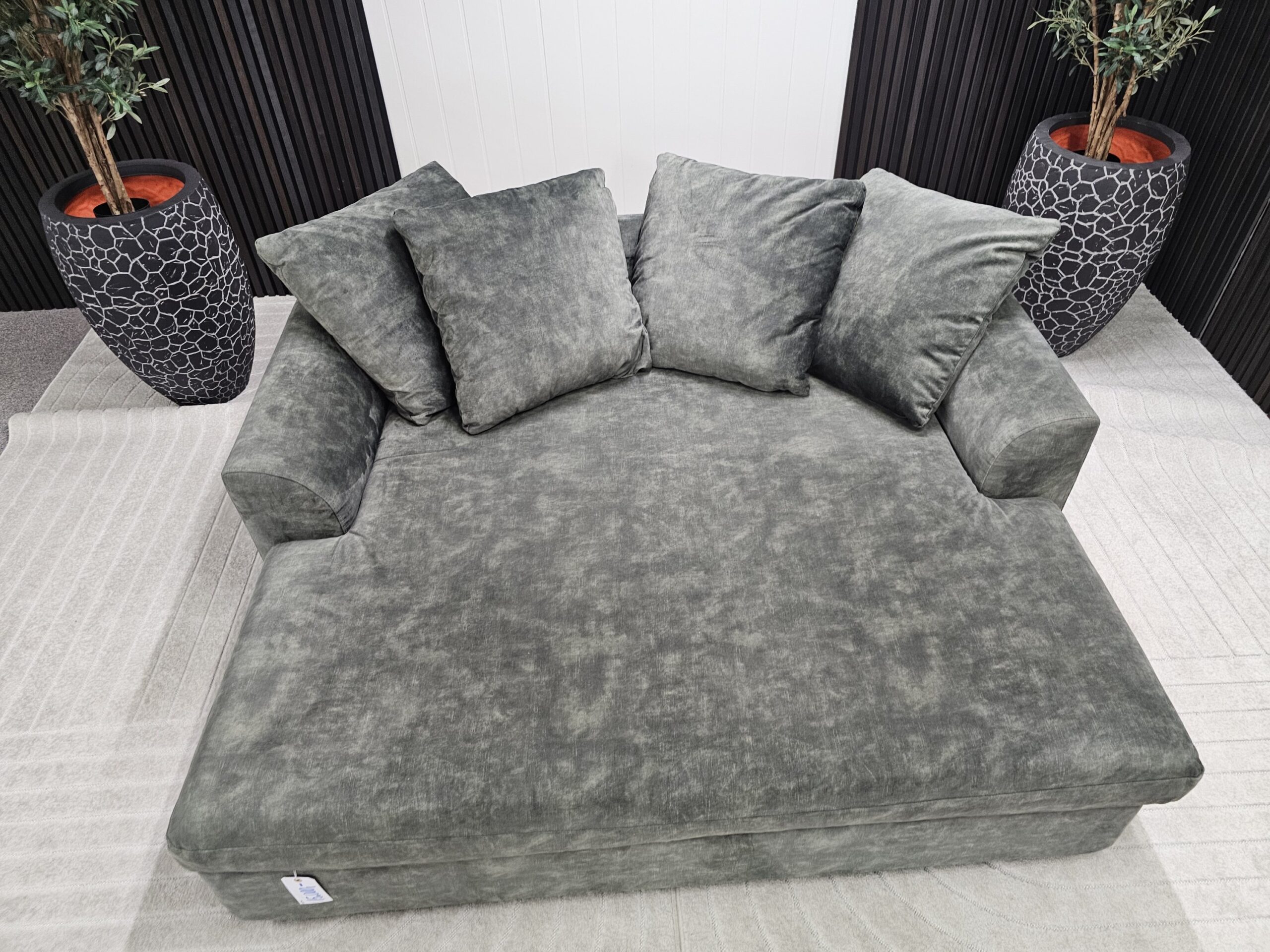 Boston Daybed i velurtekstil Fuji Olivia - Bilde 4