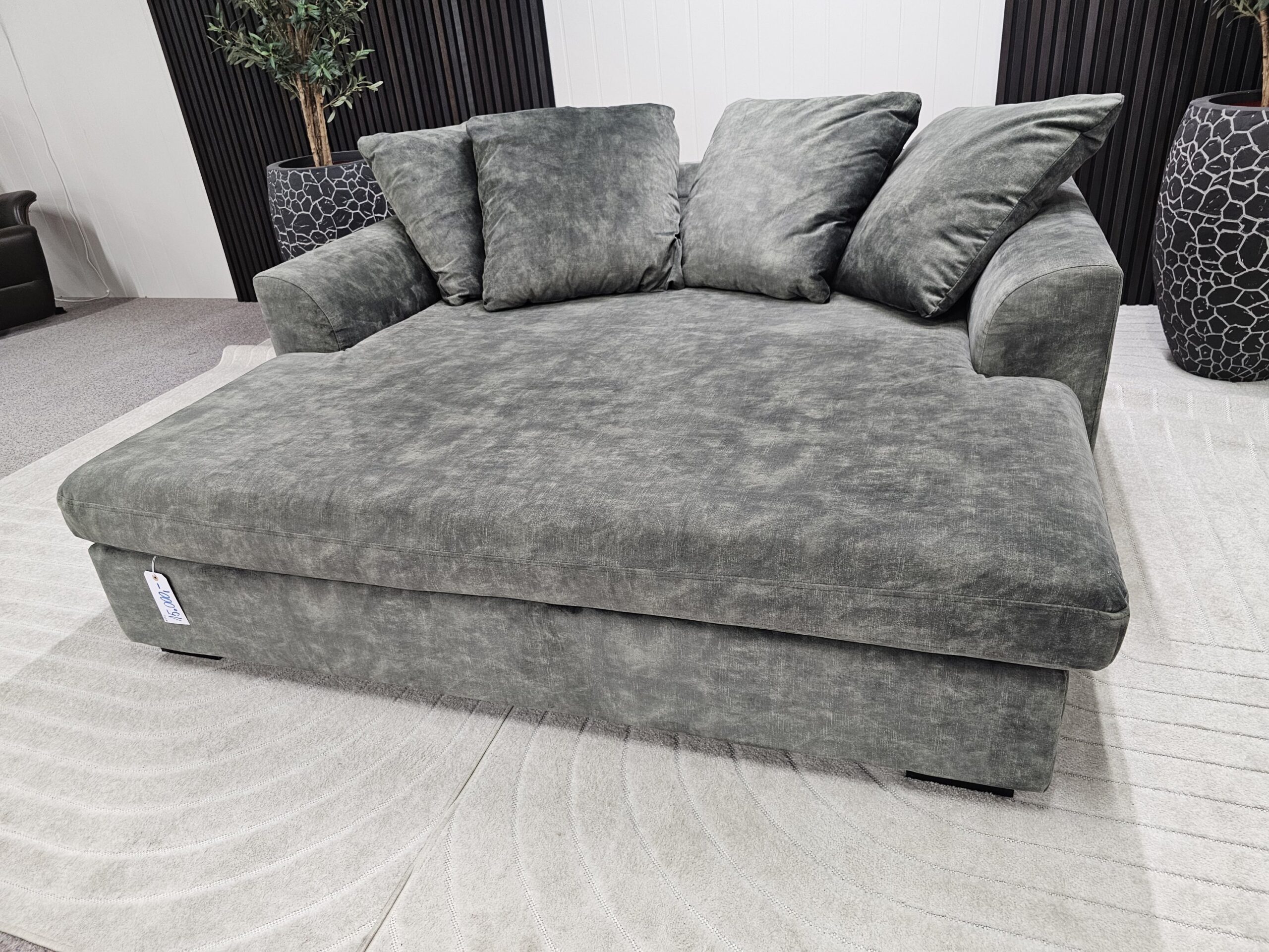 Boston Daybed i velurtekstil Fuji Olivia - Bilde 5