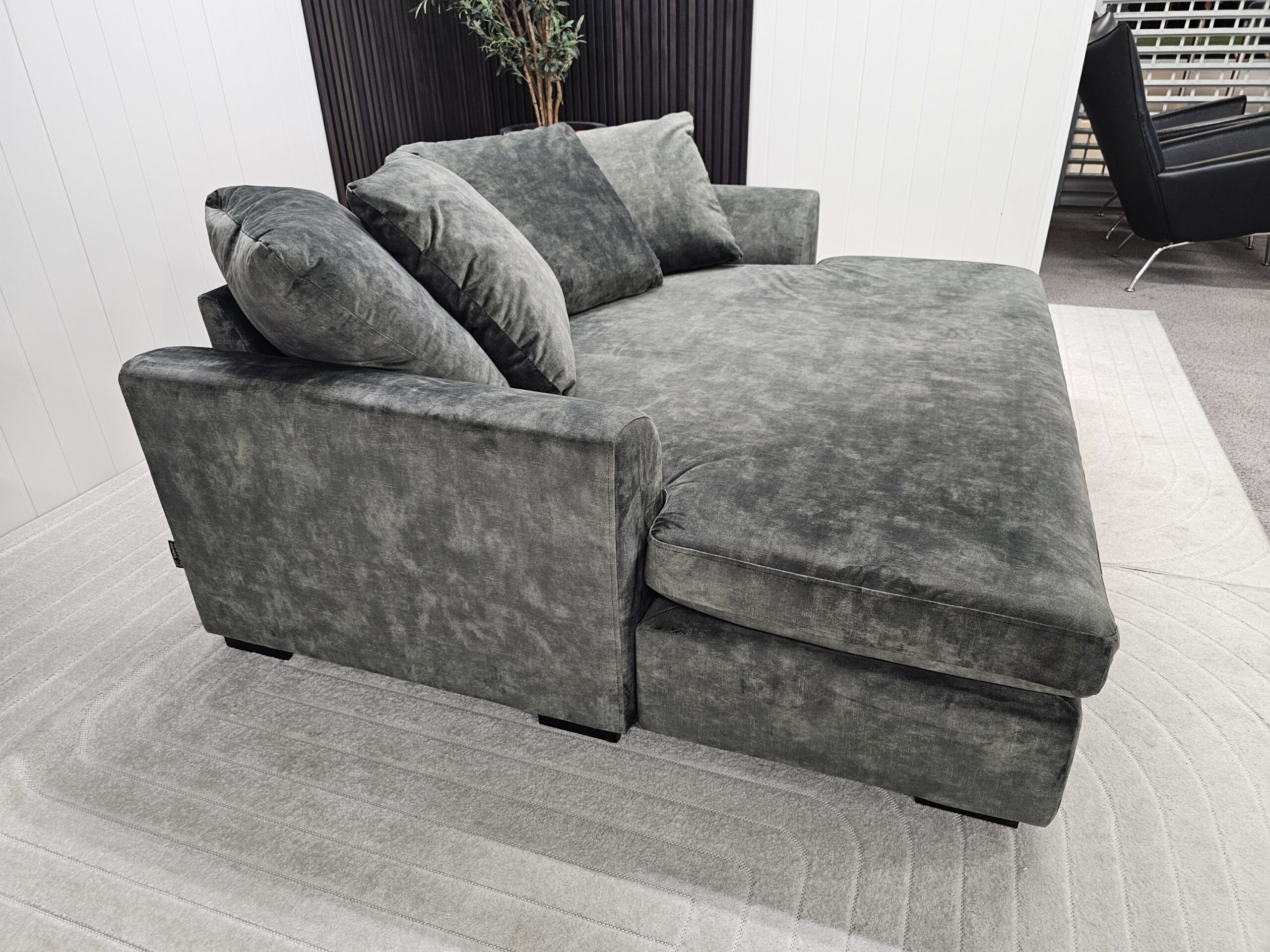 Boston Daybed i velurtekstil Fuji Olivia - Bilde 3