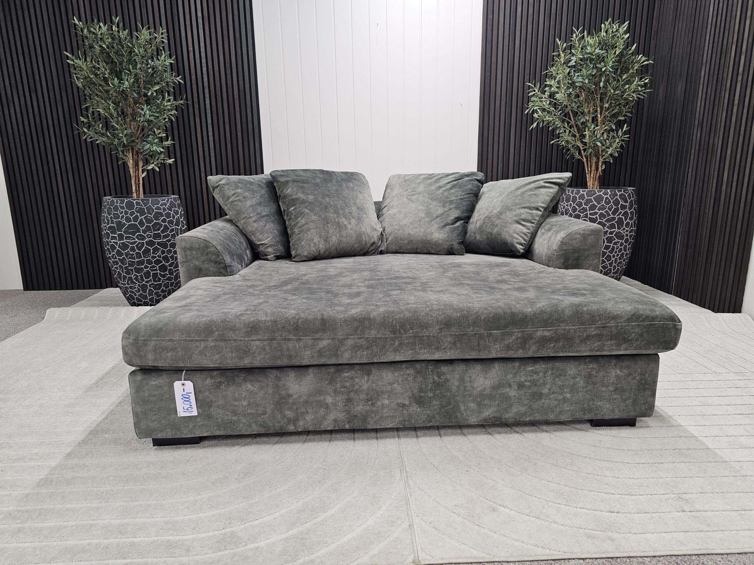 Boston Daybed i velurtekstil Fuji Olivia - Bilde 9