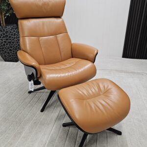 Flexlux Clement lenestol med krakk - Bilde 7