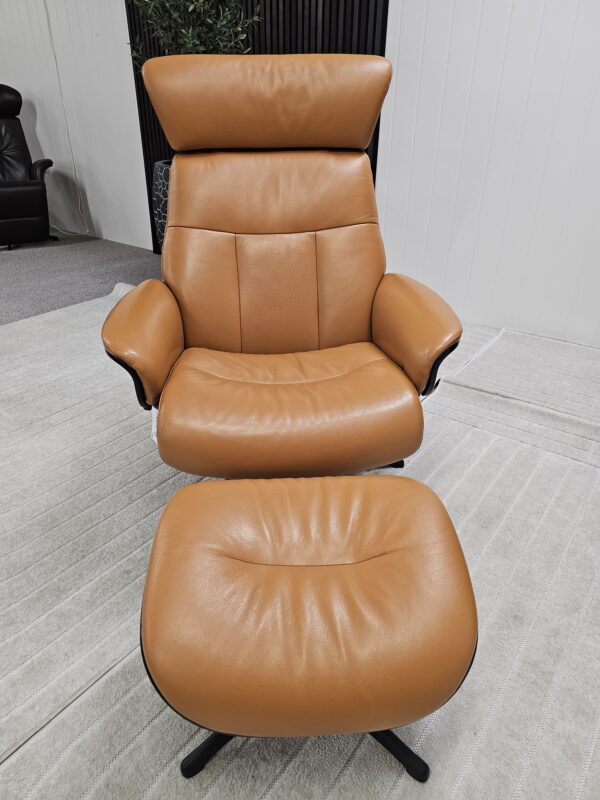 Flexlux Clement lenestol med krakk
