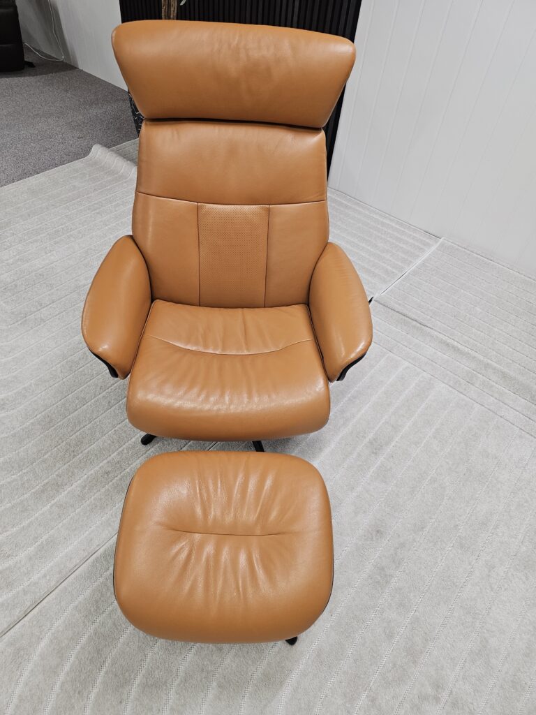 Flexlux Clement lenestol med krakk
