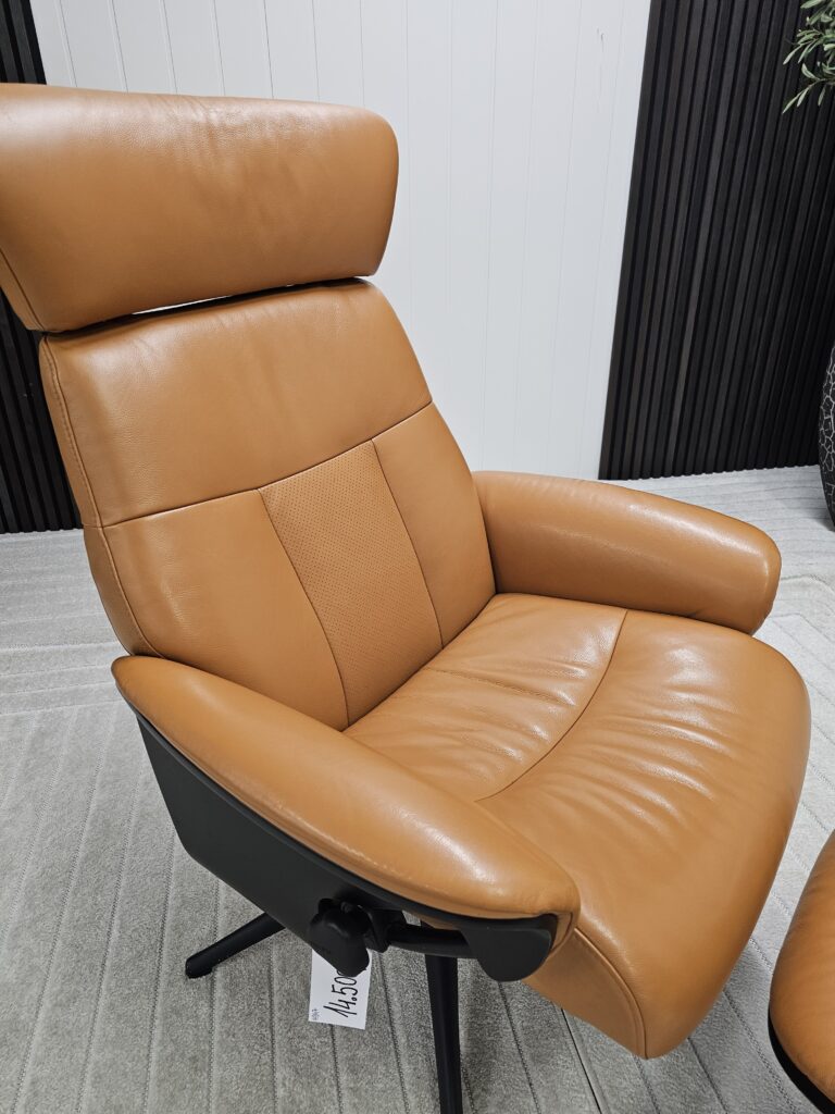 Flexlux Clement lenestol med krakk