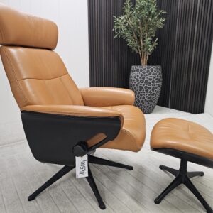 Flexlux Clement lenestol med krakk - Bilde 4