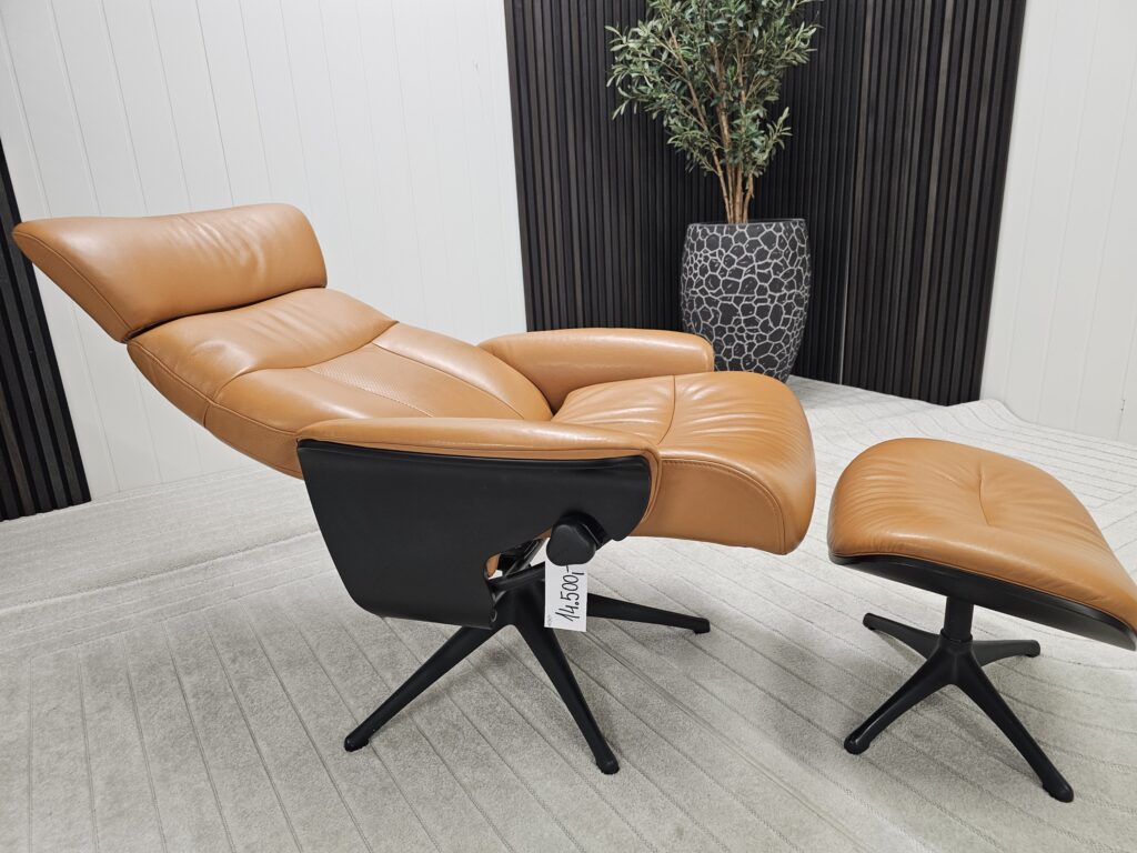 Flexlux Clement lenestol med krakk