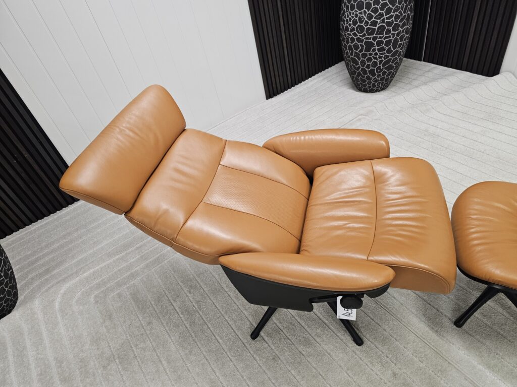 Flexlux Clement lenestol med krakk