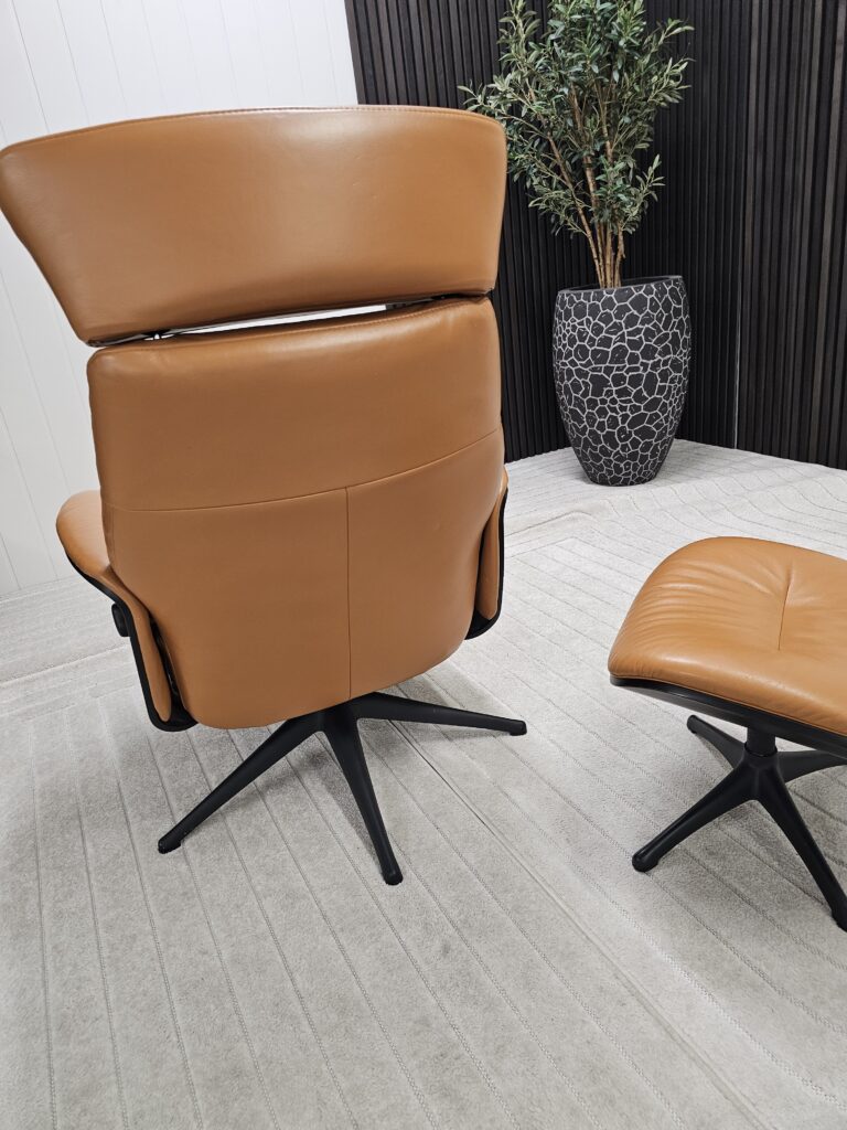 Flexlux Clement lenestol med krakk