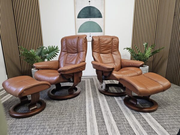 2 stk. Stressless Mayfair lenestol m/krakk