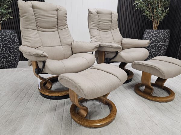 2 stk. Stressless Mayfair lenestol/krakk