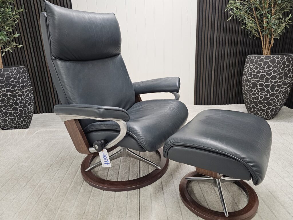 Stressless Aura Signature lenestol m/krakk-SOLGT