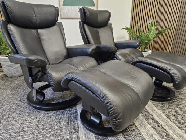 1 stk. Stressless® Magic lenestol med krakk