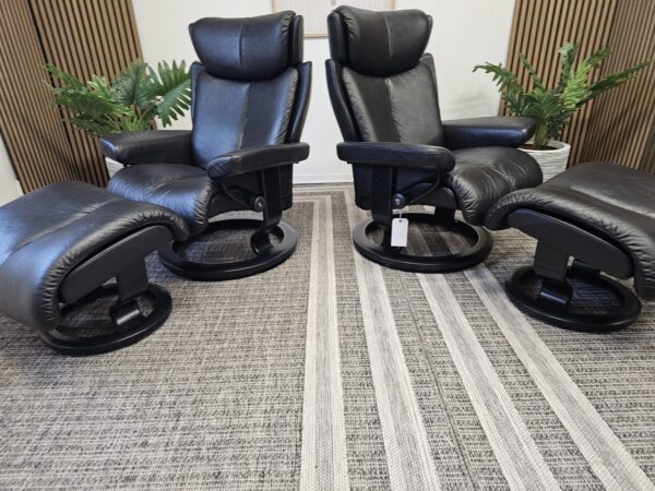 1 stk. Stressless® Magic lenestol med krakk