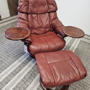 Stressless Reno lenestol m/krakk + 2 Stressless Swing bord - Bilde 9