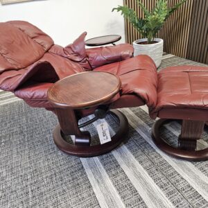 Stressless Reno lenestol m/krakk + 2 Stressless Swing bord - Bilde 5