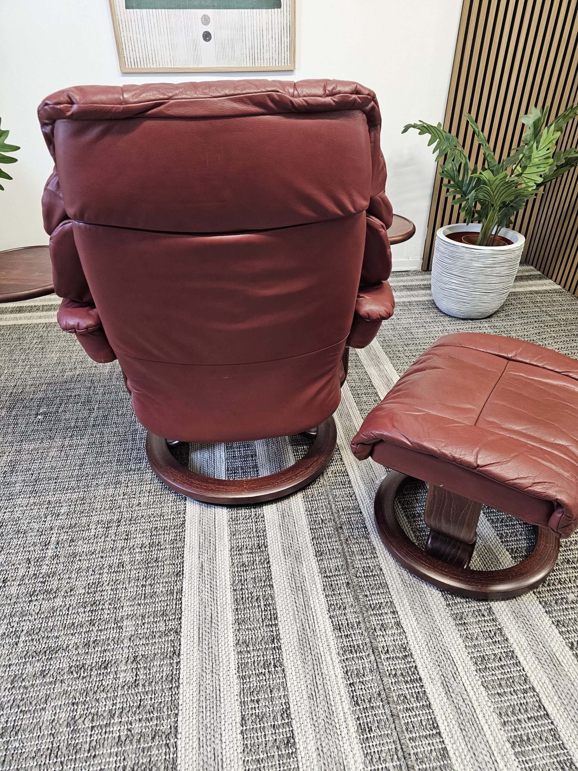 Stressless Reno lenestol m/krakk + 2 Stressless Swing bord - Bilde 14