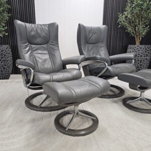 2 stk. Stressless Wing Signature lenestol m/krakk - Bilde 3