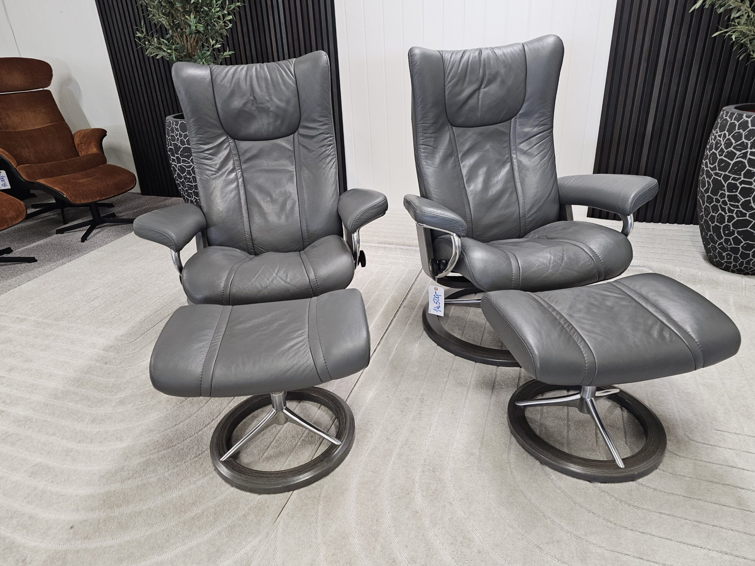 2 stk. Stressless Wing Signature lenestol m/krakk - Bilde 11