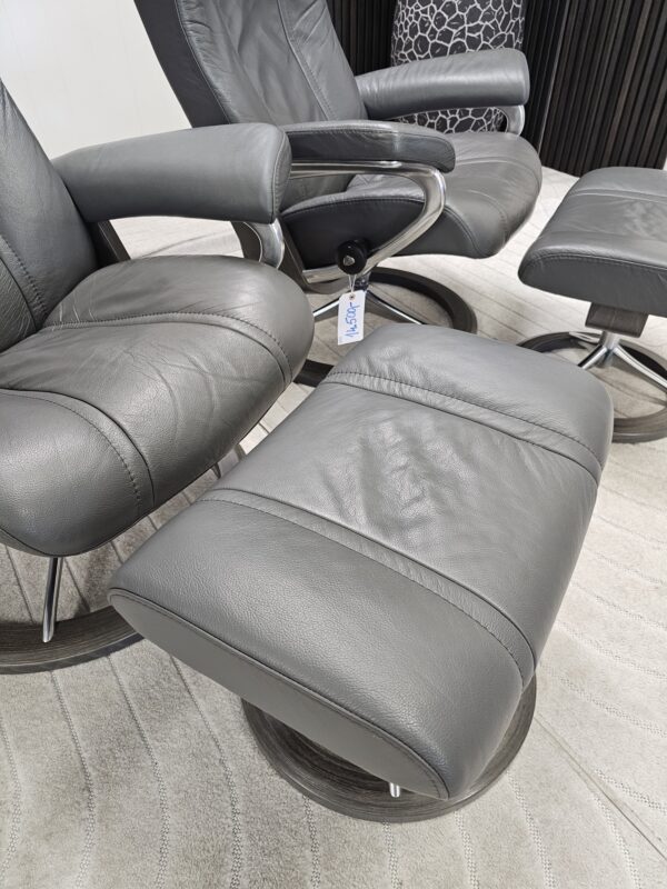 2 stk. Stressless Wing Signature lenestol m/krakk