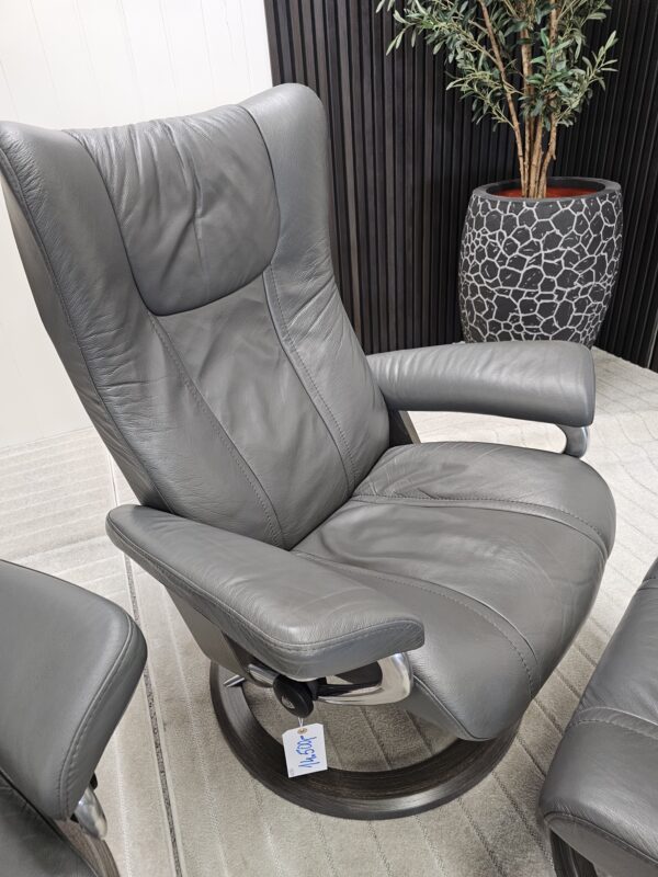 2 stk. Stressless Wing Signature lenestol m/krakk