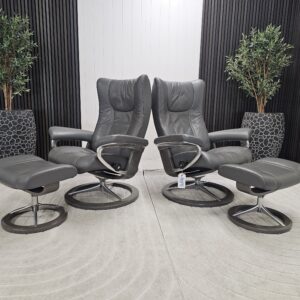 2 stk. Stressless Wing Signature lenestol m/krakk - Bilde 5