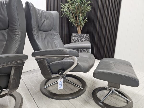 2 stk. Stressless Wing Signature lenestol m/krakk