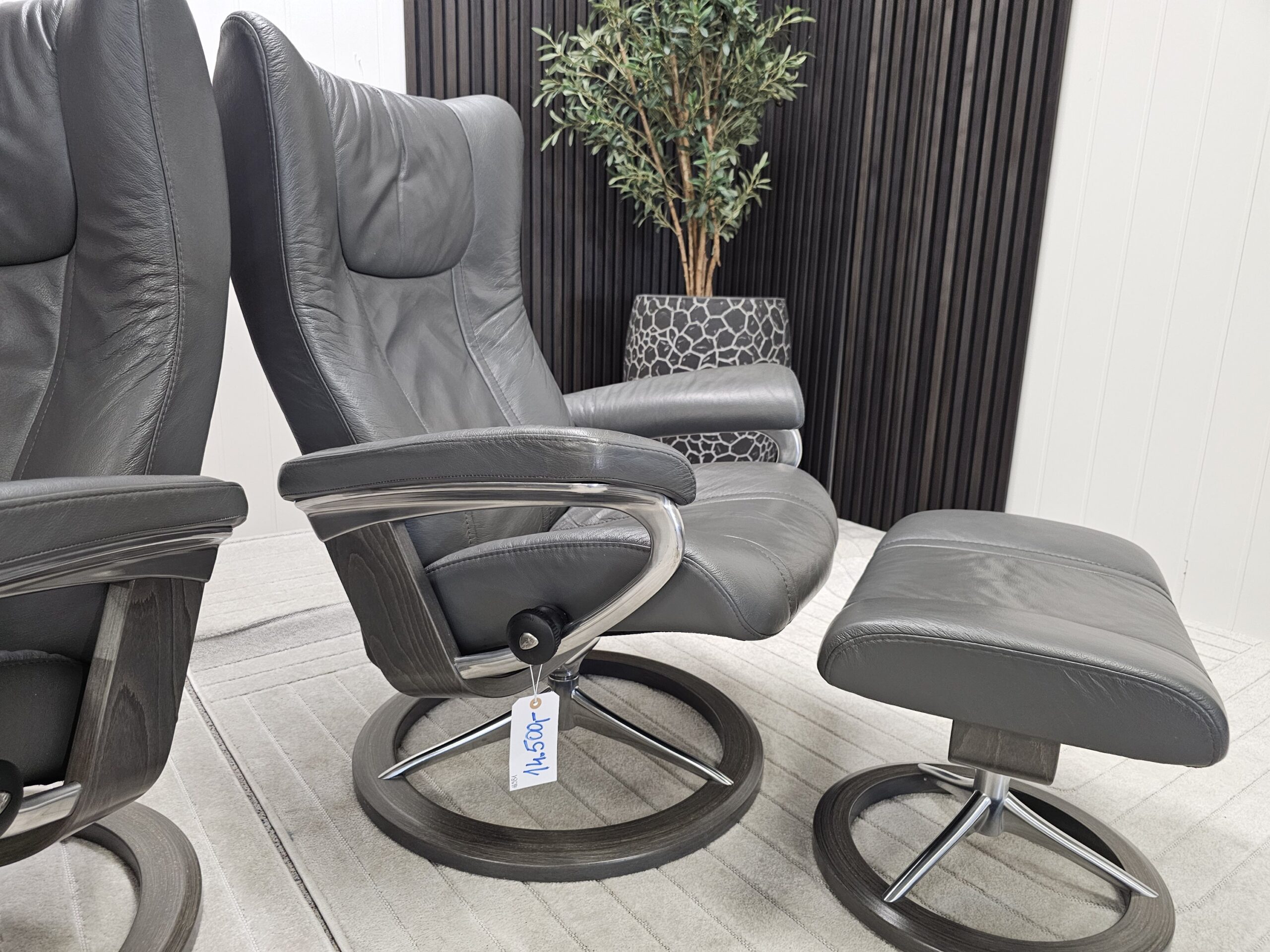 2 stk. Stressless Wing Signature lenestol m/krakk - Bilde 6
