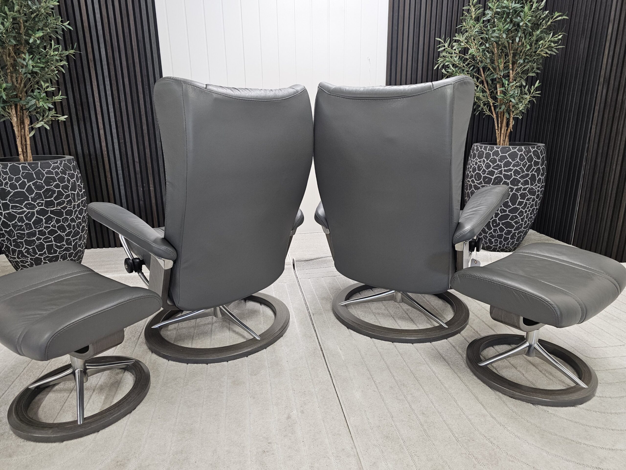 2 stk. Stressless Wing Signature lenestol m/krakk - Bilde 4