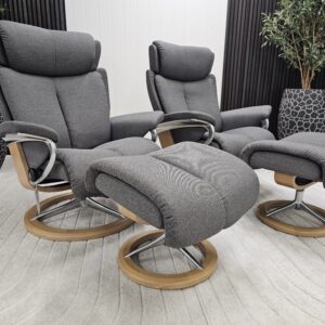 2 stk. Stressless® Magic Signature lenestol m/krakk
