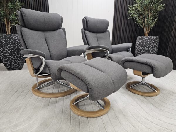 2 stk. Stressless® Magic Signature lenestol m/krakk