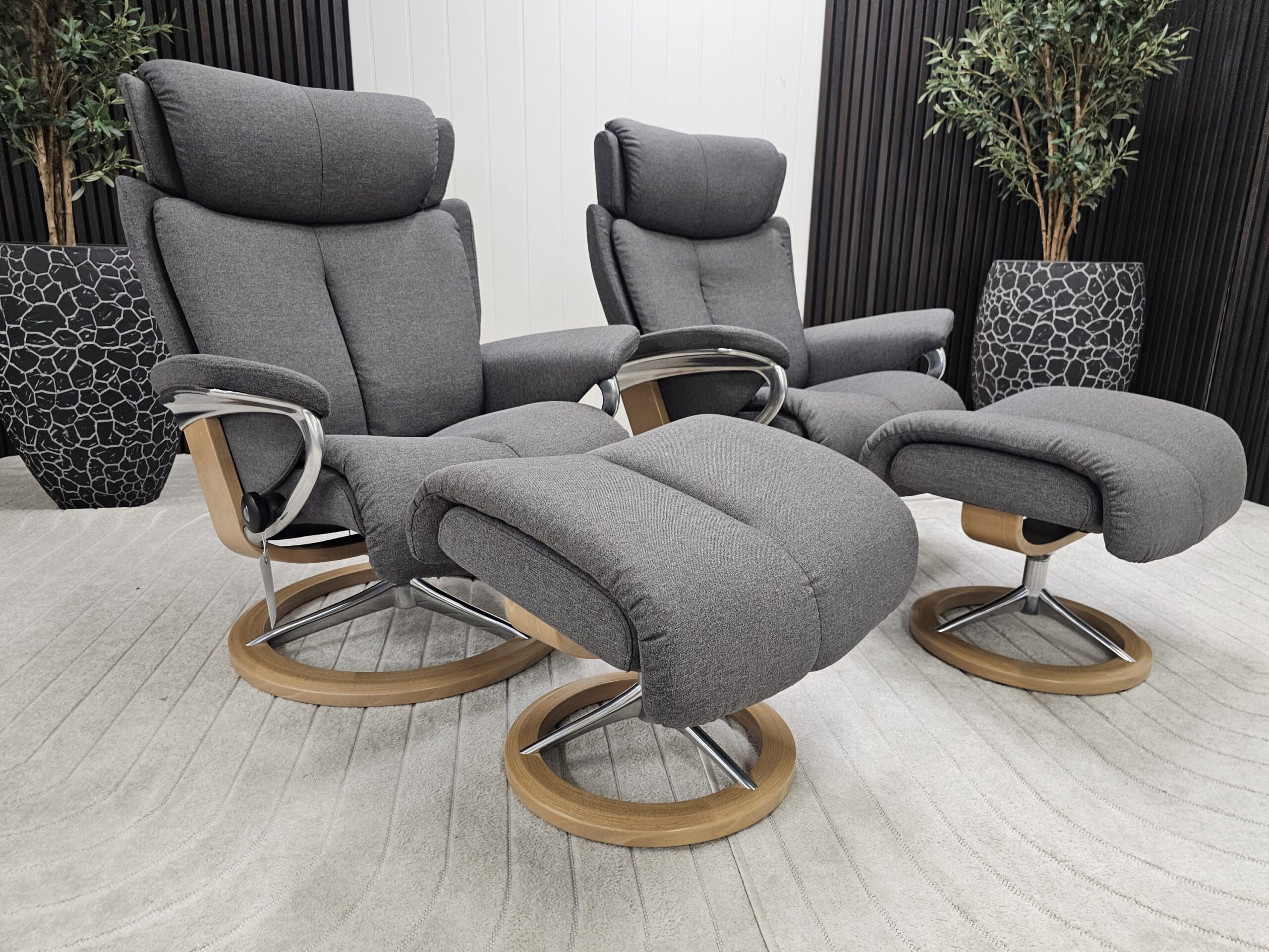 2 stk. Stressless® Magic Signature lenestol m/krakk - Bilde 1