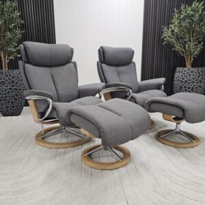 2 stk. Stressless® Magic Signature lenestol m/krakk - Bilde 2