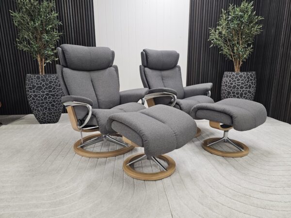 2 stk. Stressless® Magic Signature lenestol m/krakk