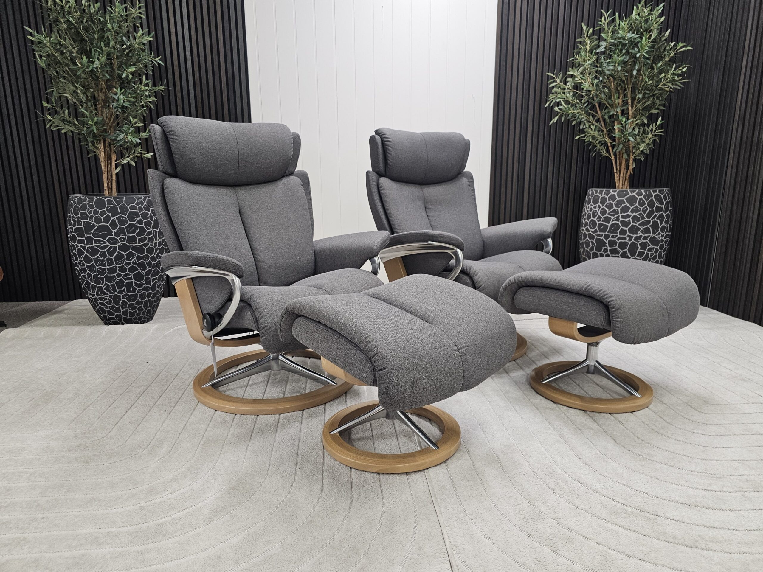2 stk. Stressless® Magic Signature lenestol m/krakk - Bilde 2