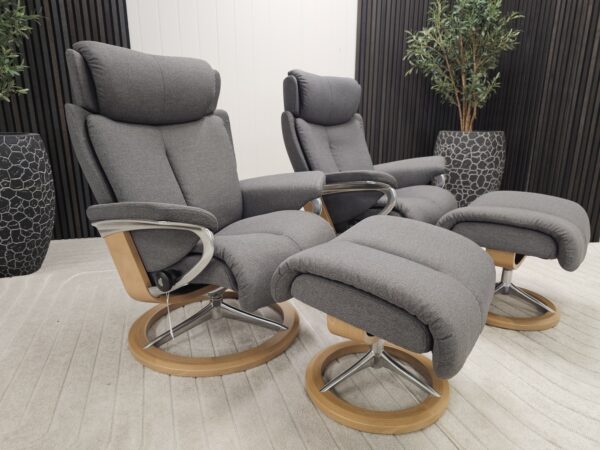 2 stk. Stressless® Magic Signature lenestol m/krakk