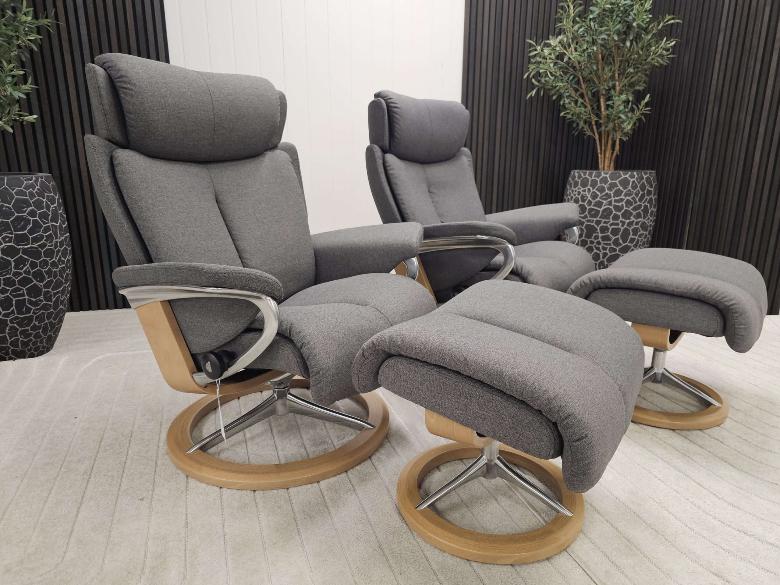 2 stk. Stressless® Magic Signature lenestol m/krakk - Bilde 5