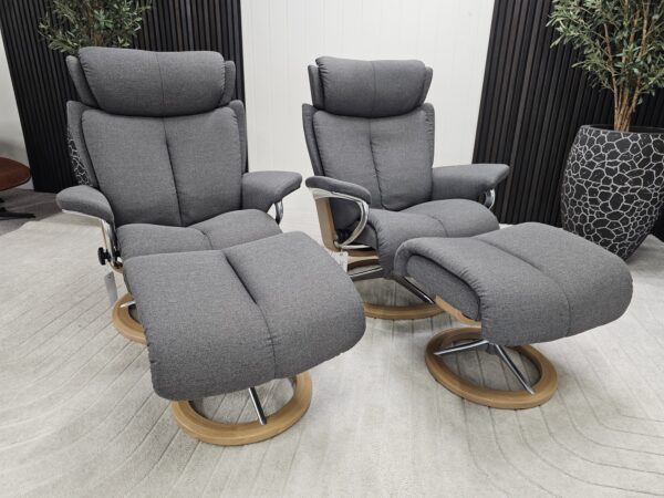 2 stk. Stressless® Magic Signature lenestol m/krakk