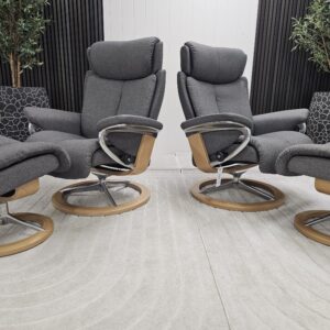 2 stk. Stressless® Magic Signature lenestol m/krakk - Bilde 3