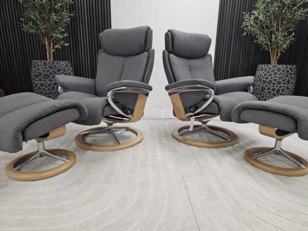 2 stk. Stressless® Magic Signature lenestol m/krakk